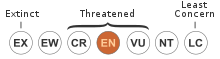 Eremolaena darainensis threat status: Endangered