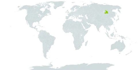 Cololejeunea nakajimae world distribution map, present in Russian Federation