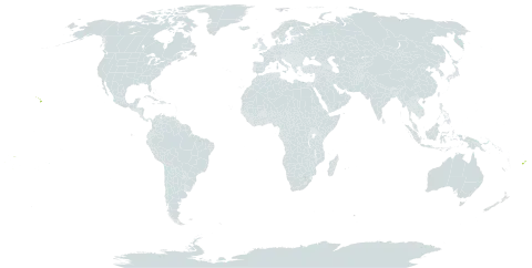 Ischaemum byrone world distribution map, present in Cook Islands, Fiji, Tonga, United States of America, Wallis and Futuna, and Samoa