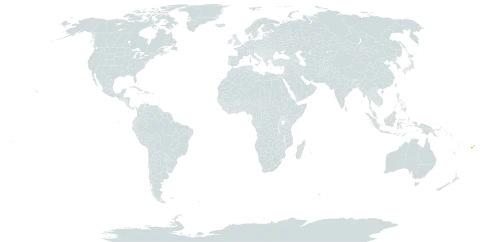 Macaranga harveyana world distribution map, present in Cook Islands, Fiji, Tonga, Wallis and Futuna, and Samoa